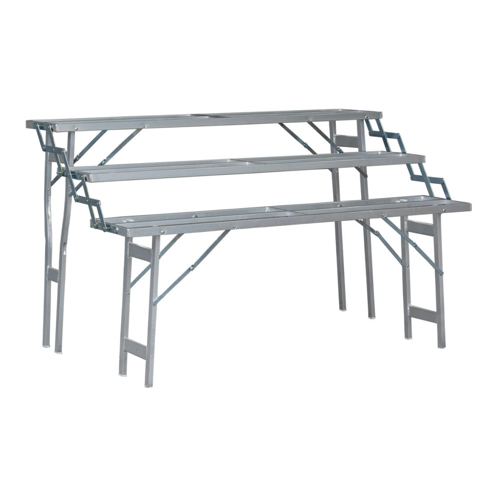 Espositore Legno 3 Livelli ELITEROO - Scaffale Tavolo Per Fiere E Mercati - Foto 4